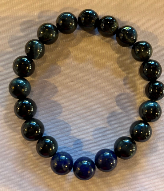 Men’s Black Tiger Eye & Lapis