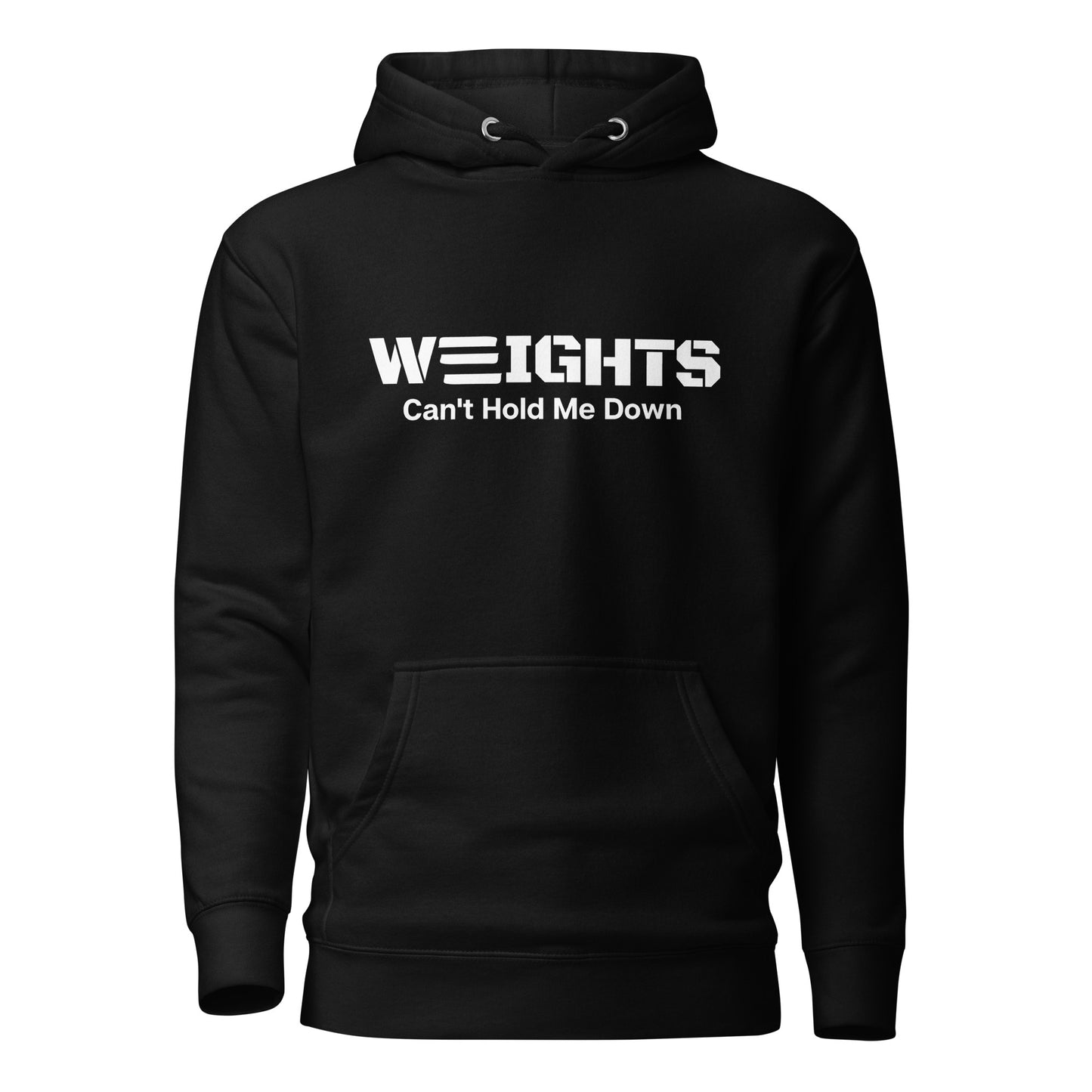 WEIGHTS White Unisex Hoodie