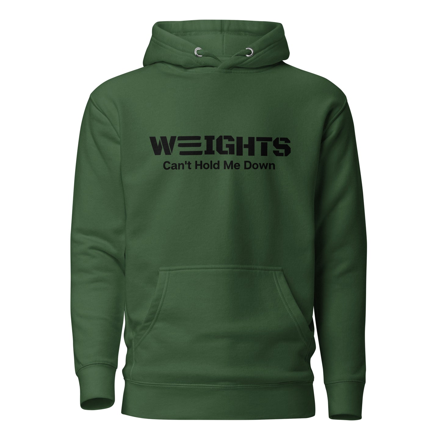 WEIGHTS Black Unisex Hoodie