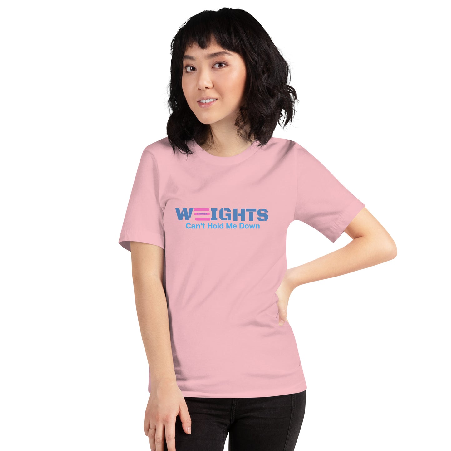 WEIGHTS Pink Unisex T-shirt